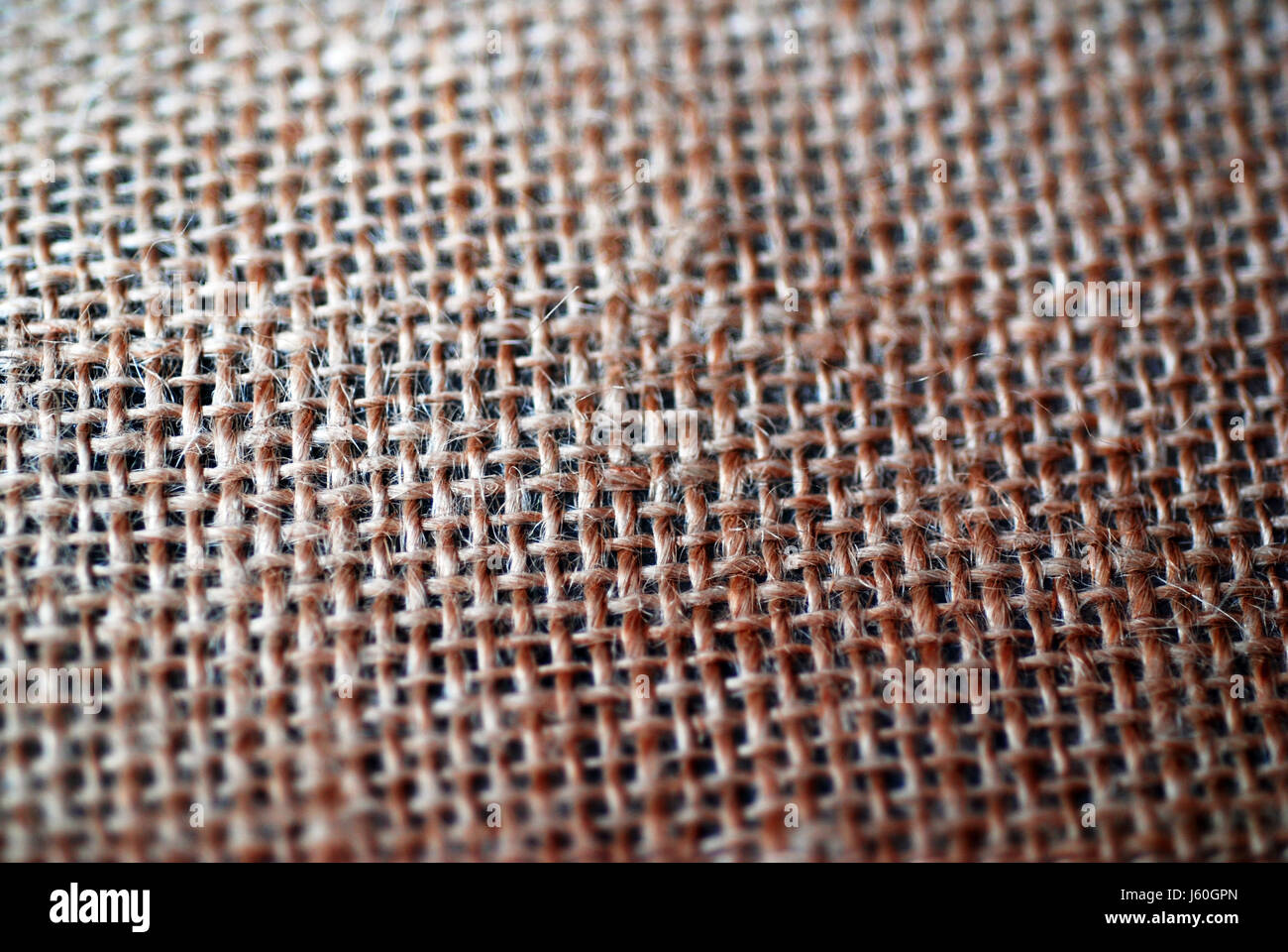 Tissu du jute jute toile fond fond abstrait macro naturel macro close-up Banque D'Images