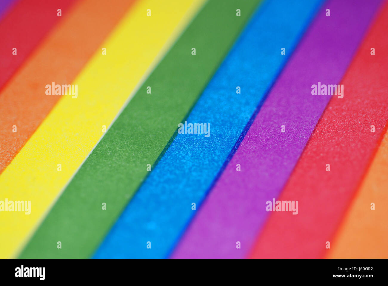 Arc-en-ciel de couleurs couleur diagonale des lignes de couleurs toile fond fond rayures de peinture Banque D'Images