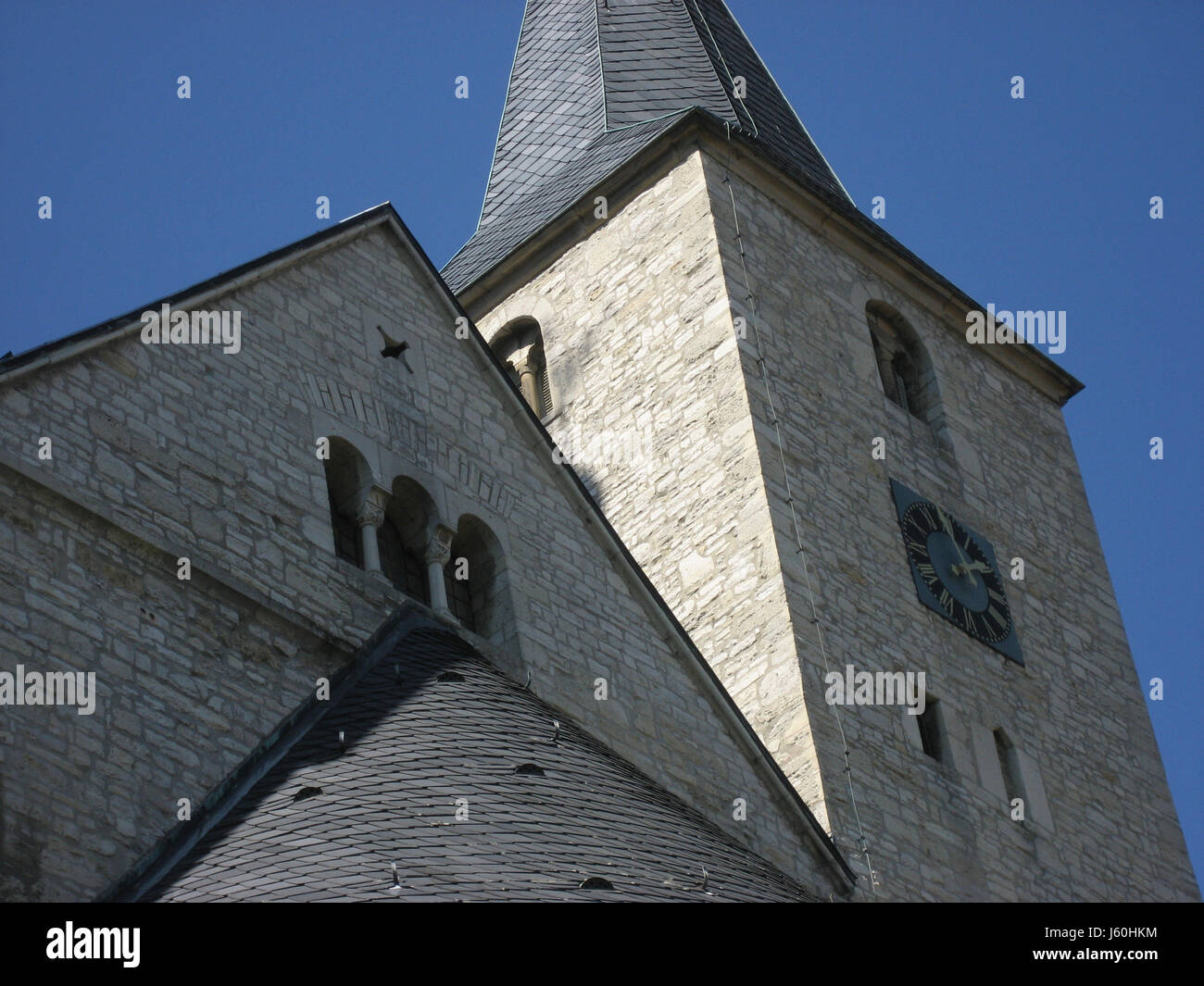 Clocher mur de l'église la religion de style architectural architecture construction Banque D'Images