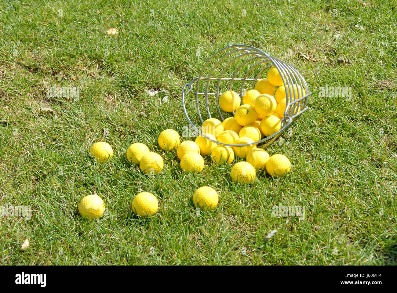 Sport sports de raquettes du golfe vert fourbe frapper la balle de golf vert sport sports Banque D'Images