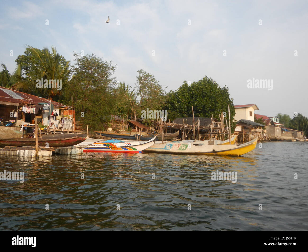 Le District de la rivière de Malolos 03629 Panasahan Atlag et rives 23 Banque D'Images