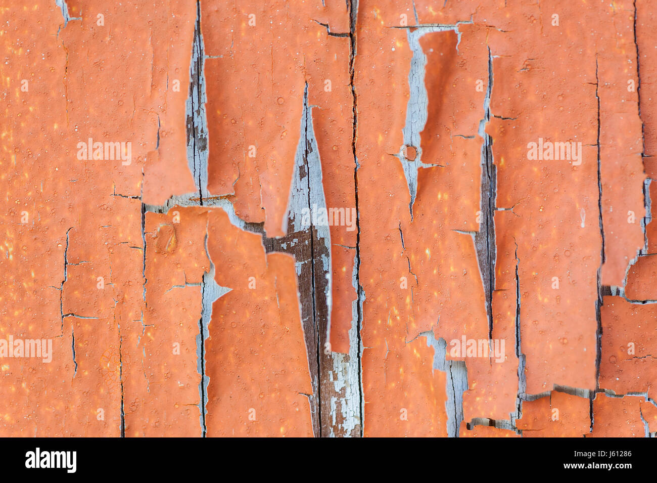 Personnes âgées, érodés et l'écaillage de la peinture de fond en surface. Banque D'Images