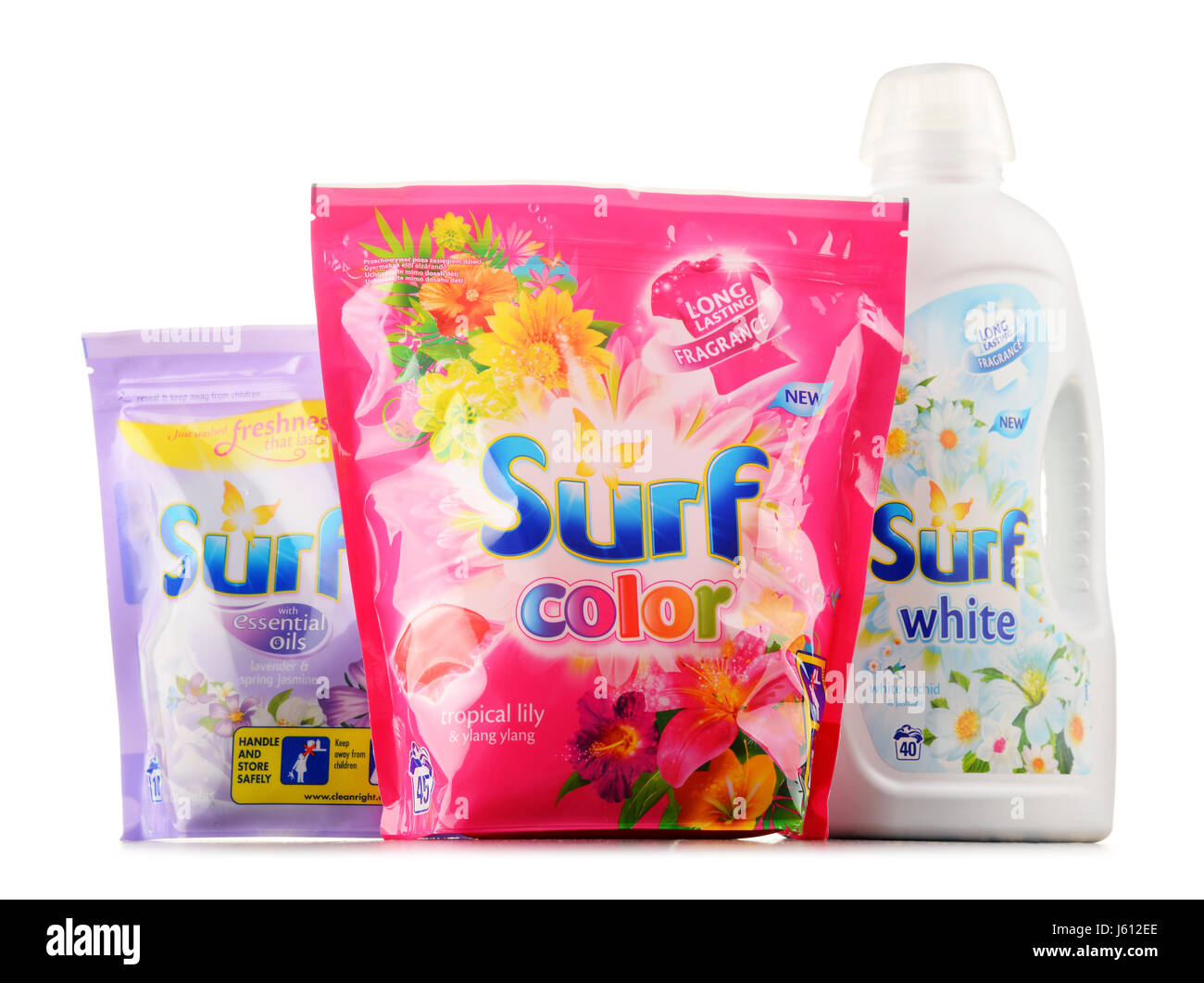 Le surf est une marque de lessive faite par Unilever Photo Stock - Alamy