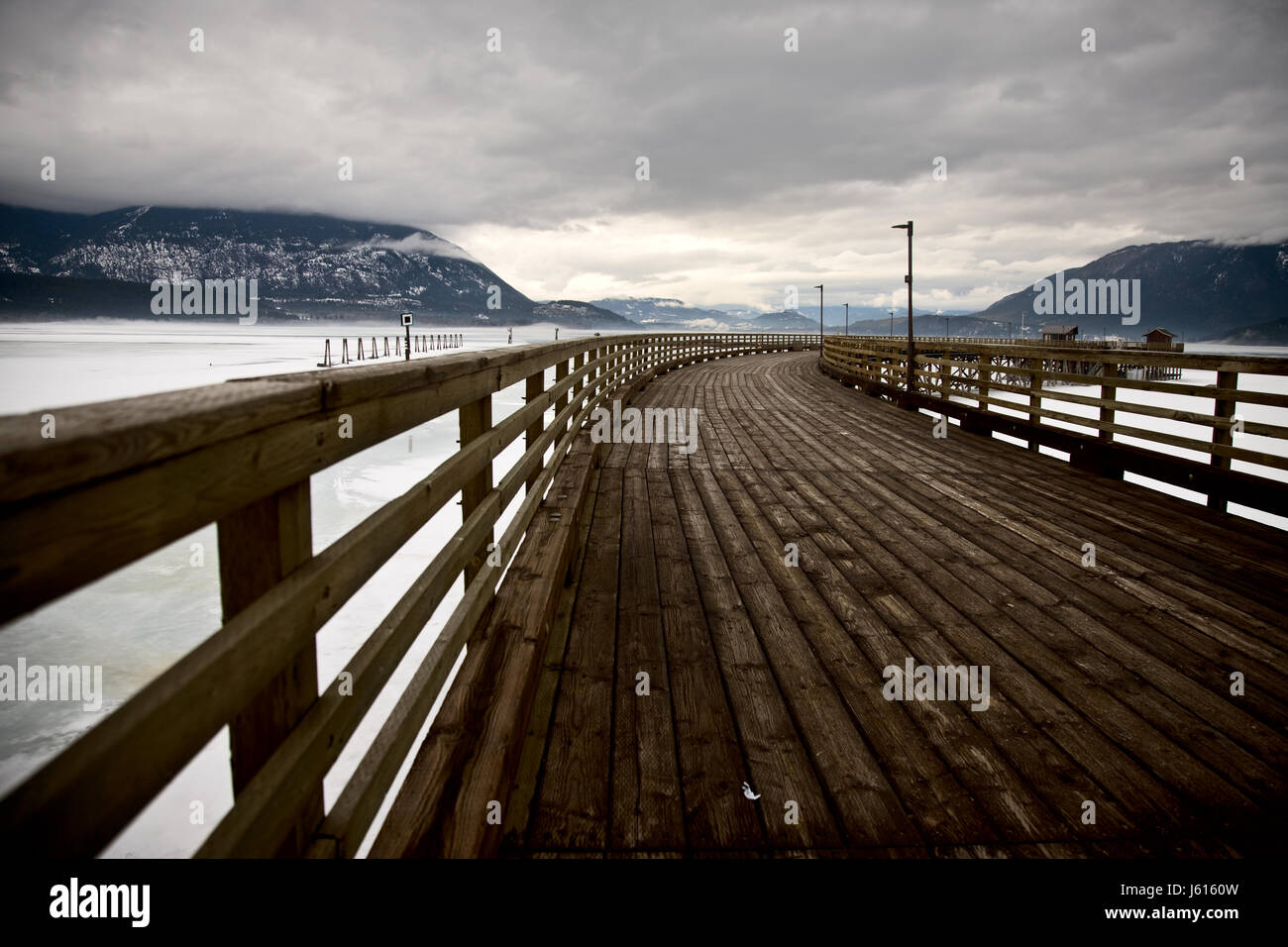 Salmon Arm, British Columbia Shuswap Lacs et du tourisme Banque D'Images