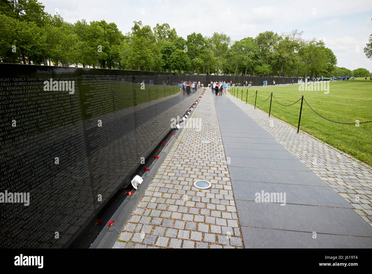 Vietnam Veterans Memorial Washington DC USA Banque D'Images