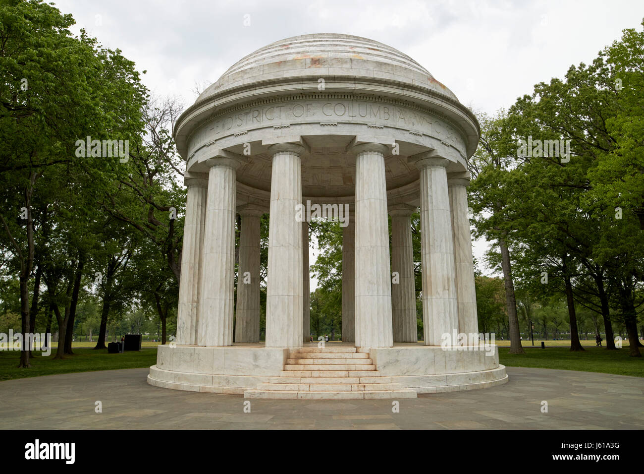 Le District of Columbia War Memorial Washington DC USA Banque D'Images