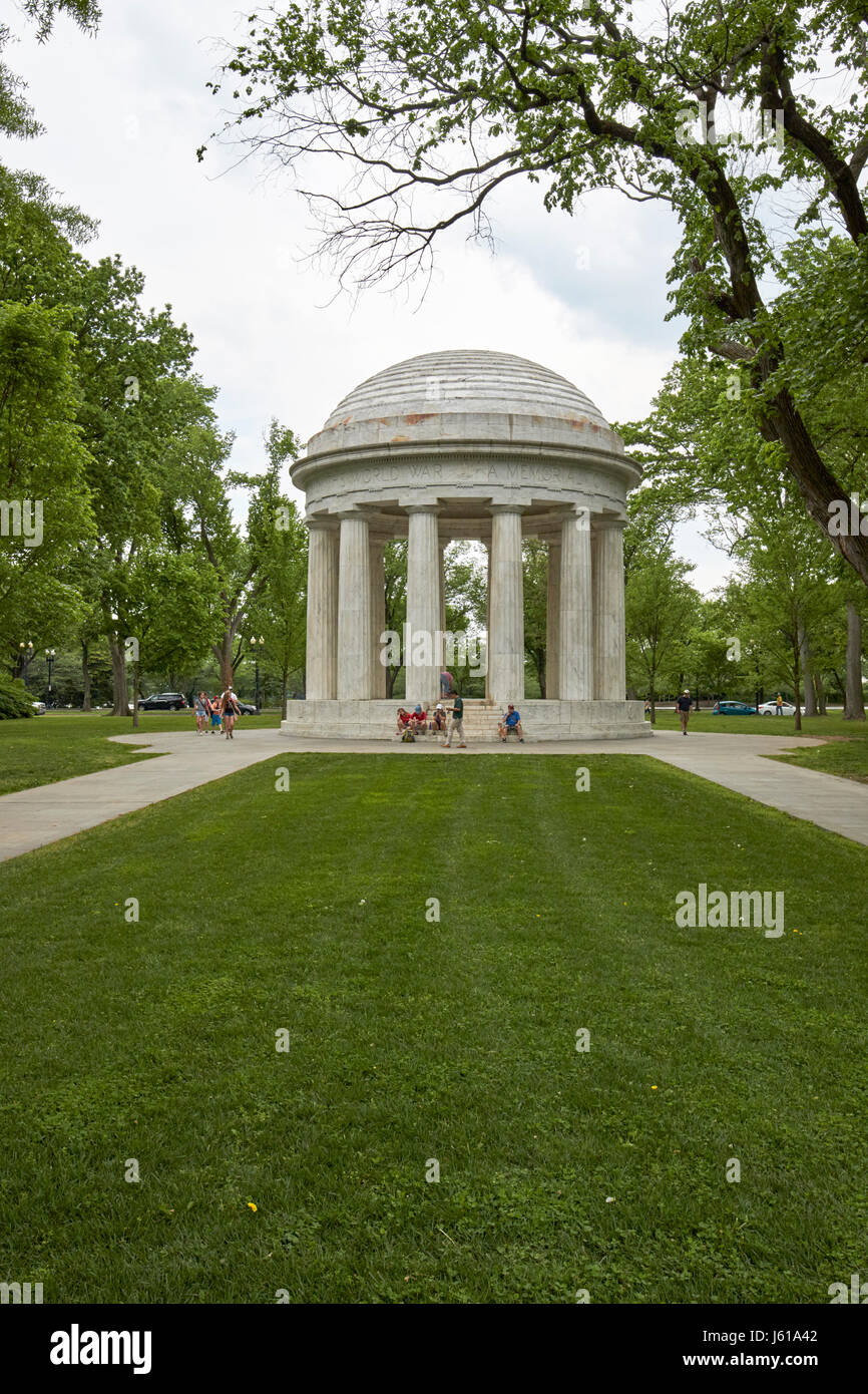 Le District of Columbia War Memorial Washington DC USA Banque D'Images