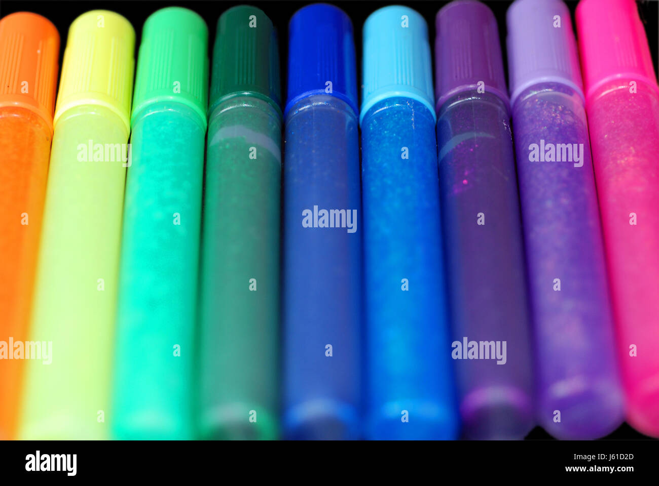 Superbe couleur coloré aux couleurs multiples glitter blaze Banque D'Images