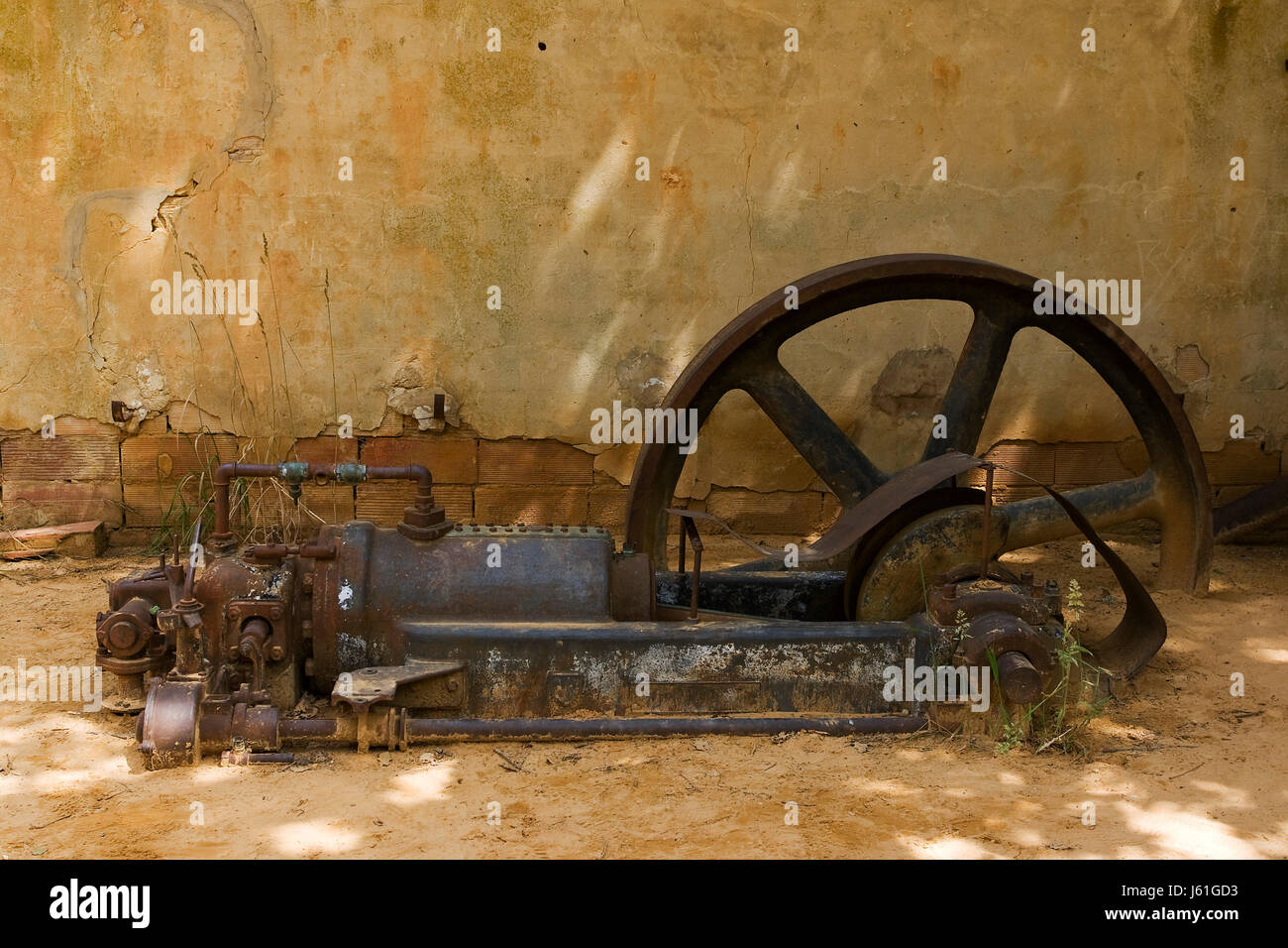 Moteur d'entraînement du moteur de l'outil-volant moteur à vapeur de l'outil d'extraction du moteur d'entraînement du moteur Banque D'Images