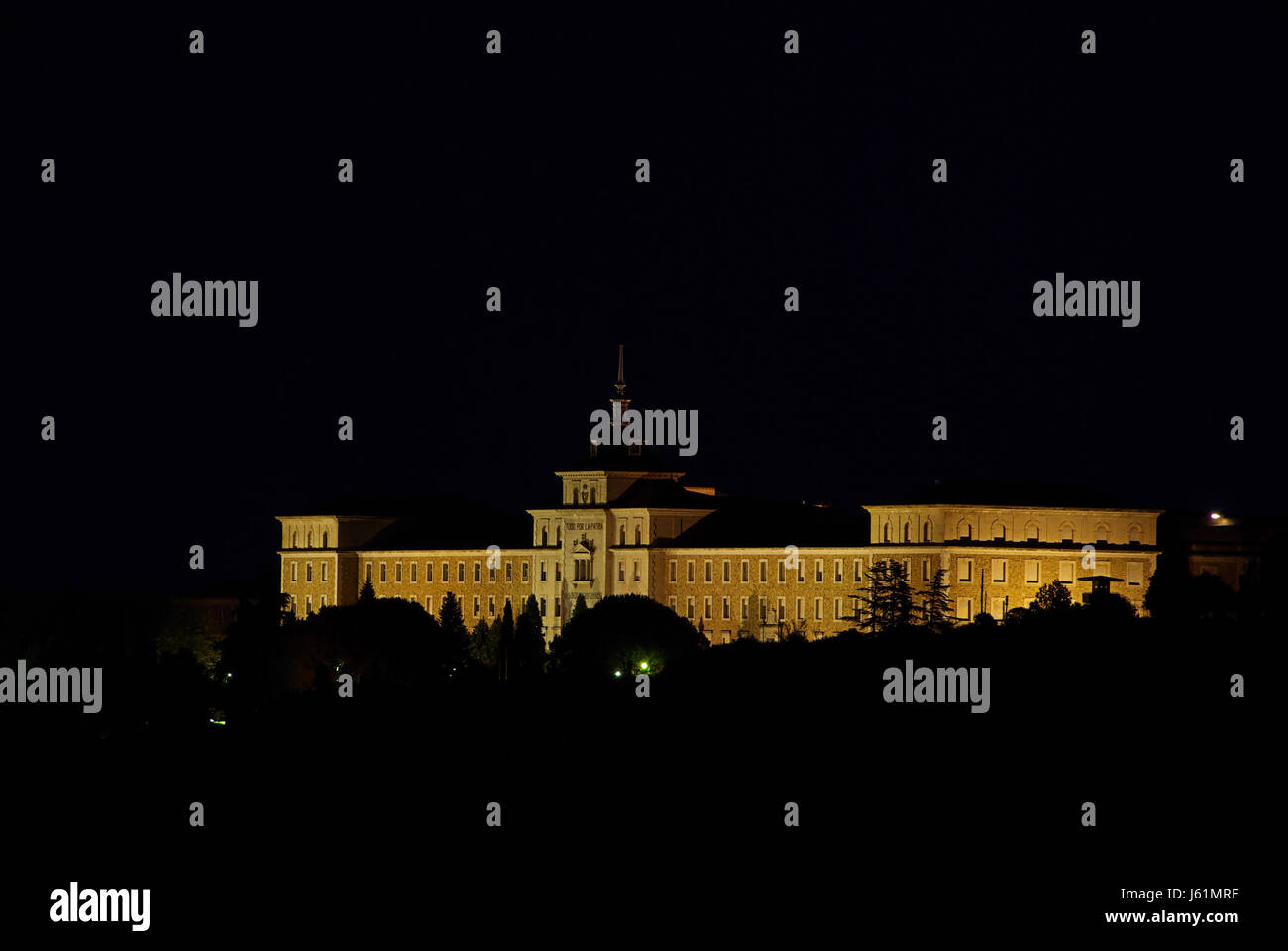 La ville la ville l'académie militaire de l'armée de l'Espagne l'établissement d'enseignement de l'école d'infanterie Banque D'Images