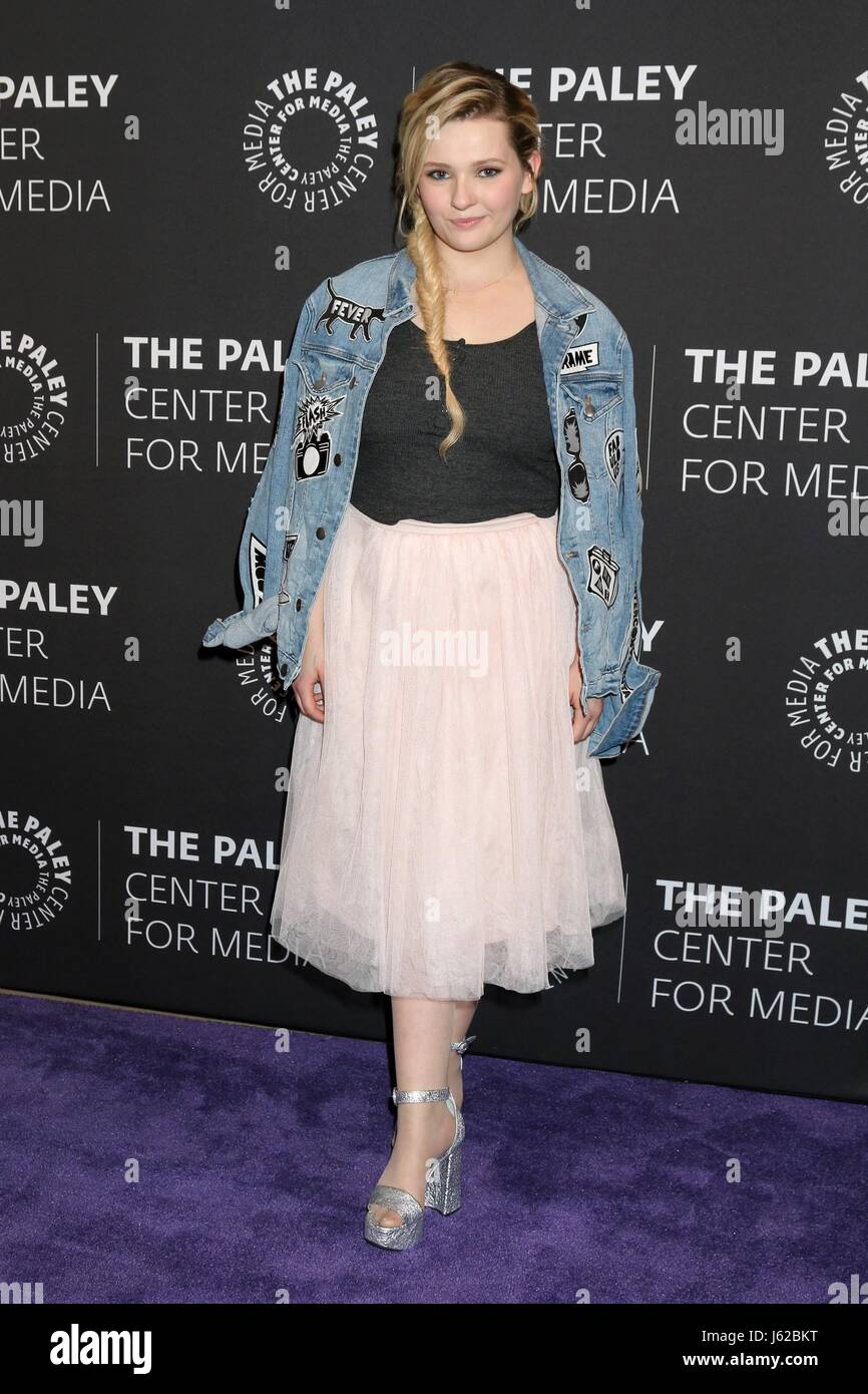 Los Angeles, CA. 18 mai, 2017. Arrivées à Abigail Breslin pour PaleyLive LA : ABC's Dirty Dancing le dépistage, le Paley Center for Media, Los Angeles, CA, 18 mai 2017. Credit : Priscilla Grant/Everett Collection/Alamy Live News Banque D'Images