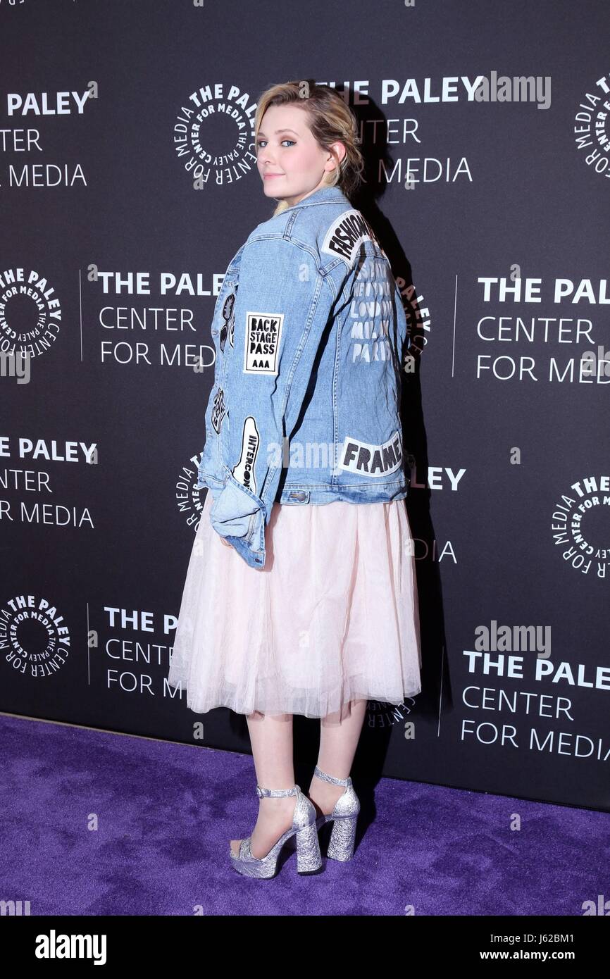 Los Angeles, CA. 18 mai, 2017. Arrivées à Abigail Breslin pour PaleyLive LA : ABC's Dirty Dancing le dépistage, le Paley Center for Media, Los Angeles, CA, 18 mai 2017. Credit : Priscilla Grant/Everett Collection/Alamy Live News Banque D'Images