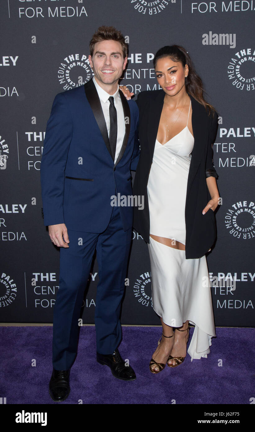 Colt Prattes Nicole Scherzinger et assister à la saison du printemps 2017 PaleyLive LA 'Dirty Dancing : le nouvel événement musical ABC' première Projection et discussion le 18 mai 2017 à Beverly Hills, Californie Banque D'Images