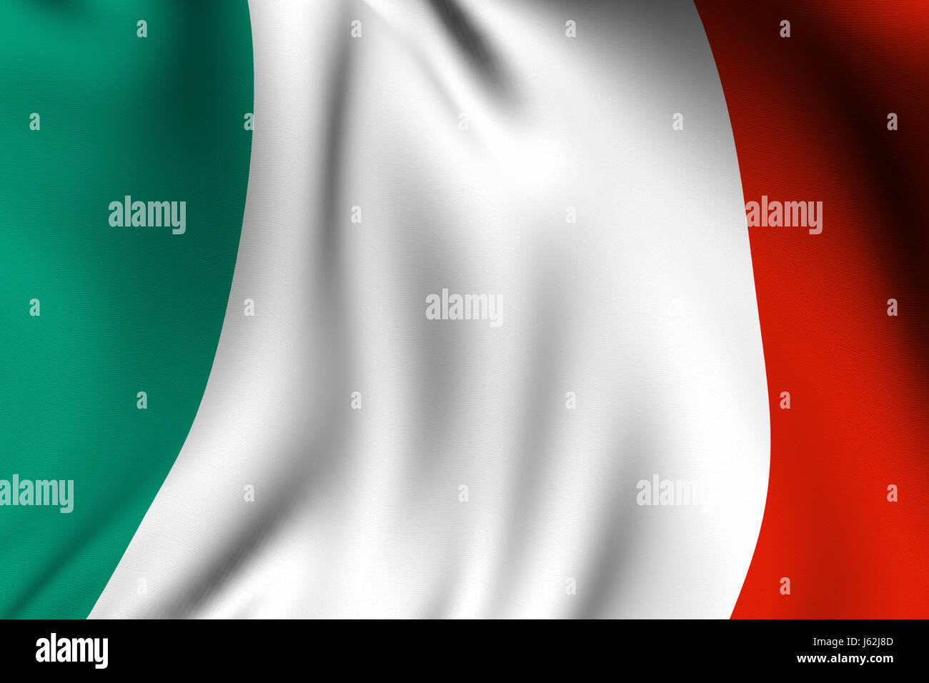 Caucase europe européen vierge italienne pavillon nation pays rendre italie macro Banque D'Images