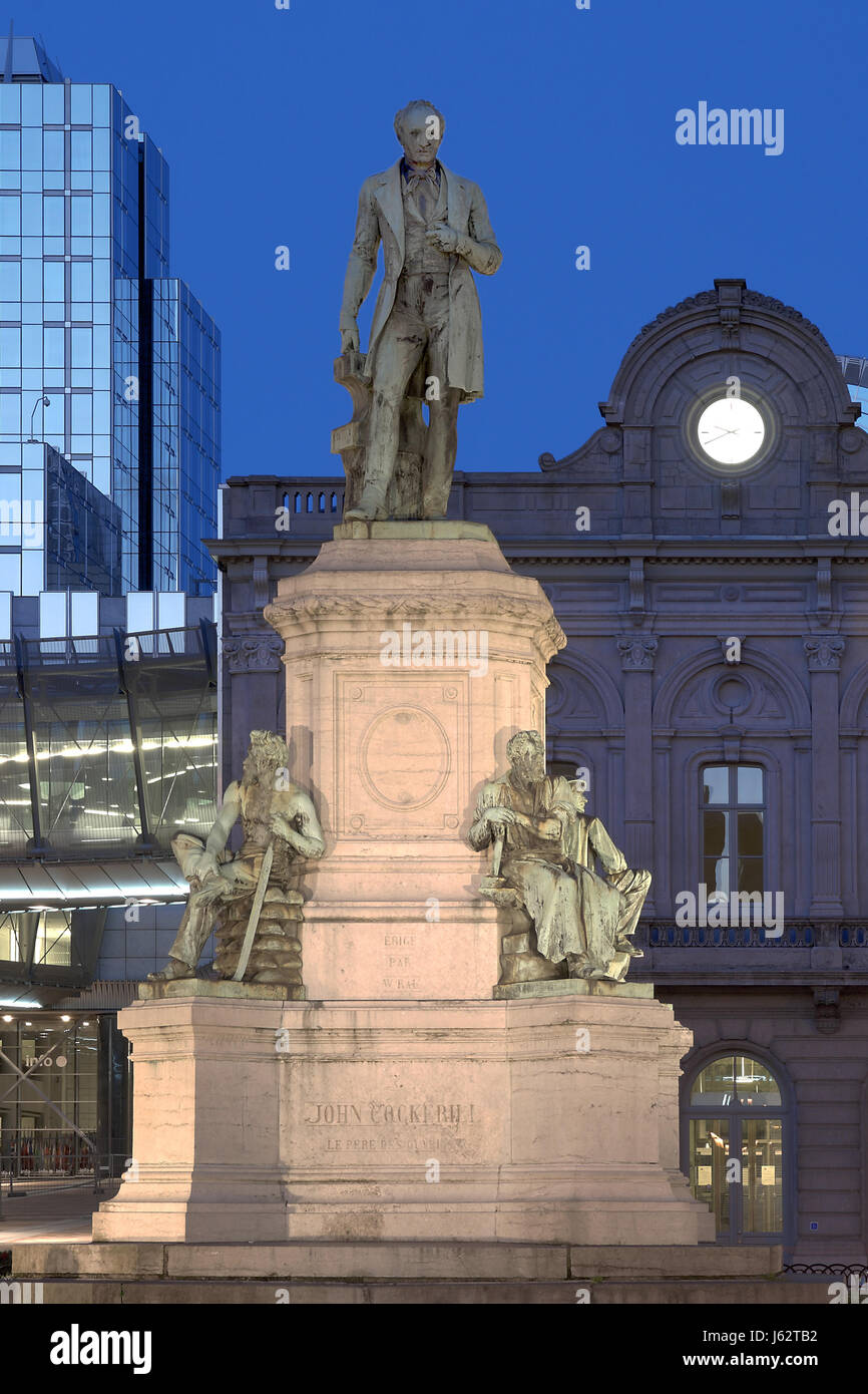 Statue de John Cockerill Banque D'Images