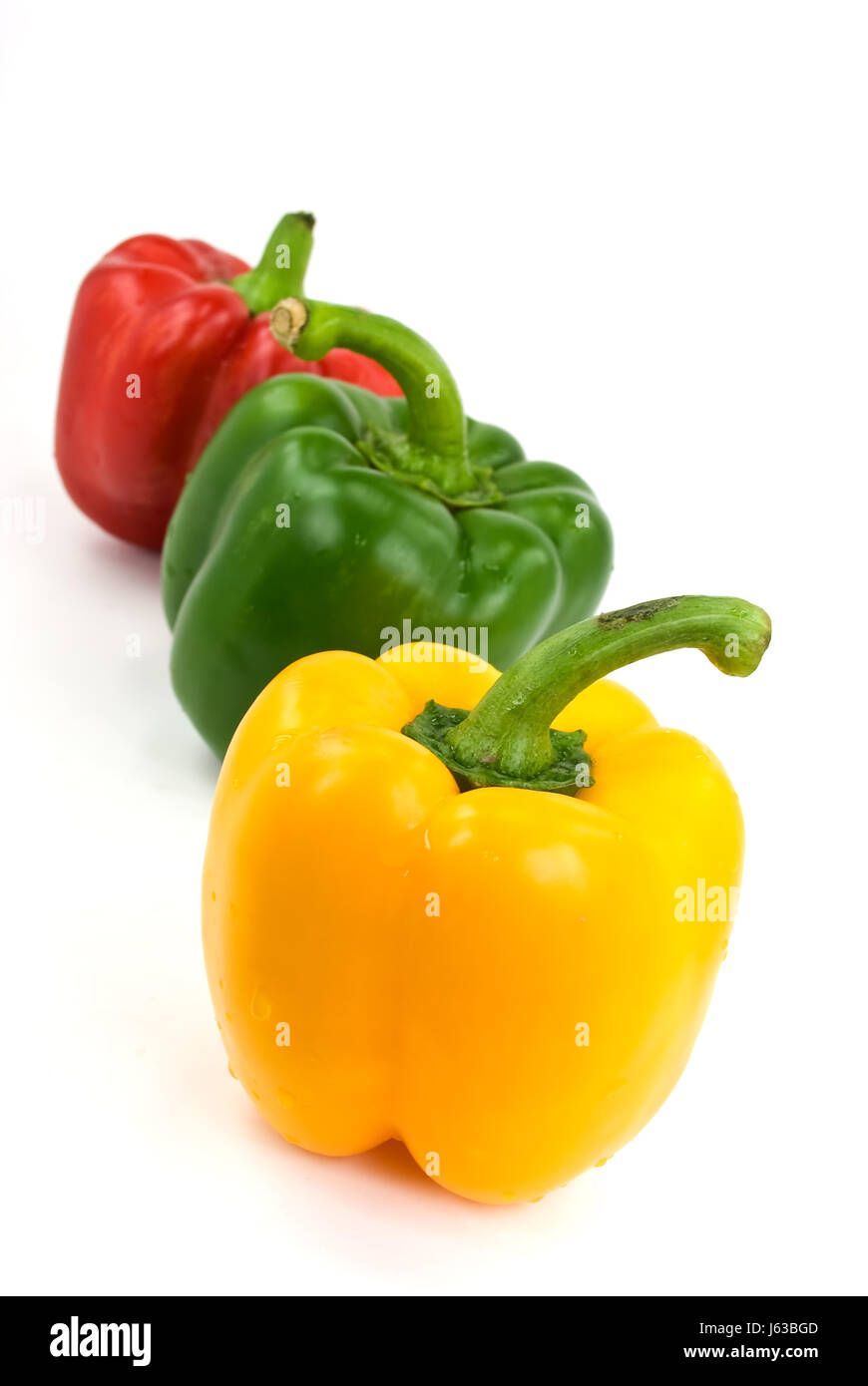 La nourriture végétarienne non cuits poivrons paprika légume aliment alimentaire pod végétarien Banque D'Images