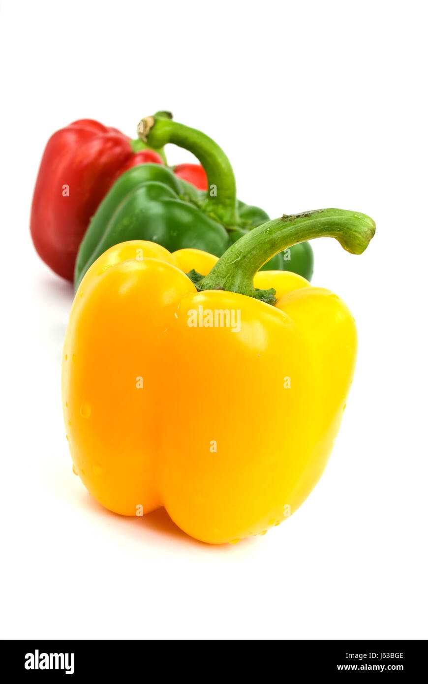 La nourriture végétarienne non cuits poivrons paprika légume aliment alimentaire pod végétarien Banque D'Images