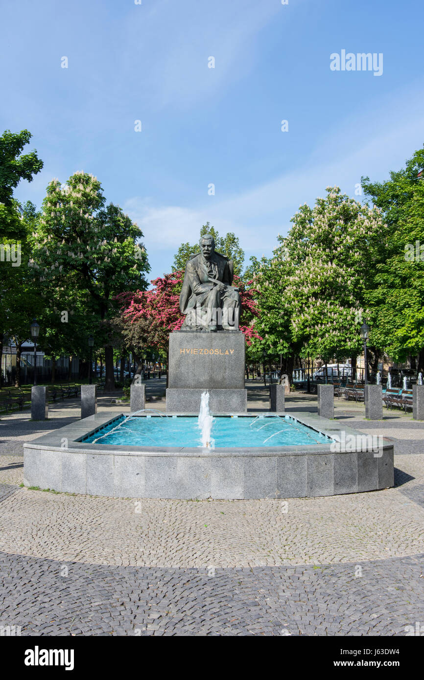 Statue de Pavol Országh Hviezdoslav à Bratislava Banque D'Images