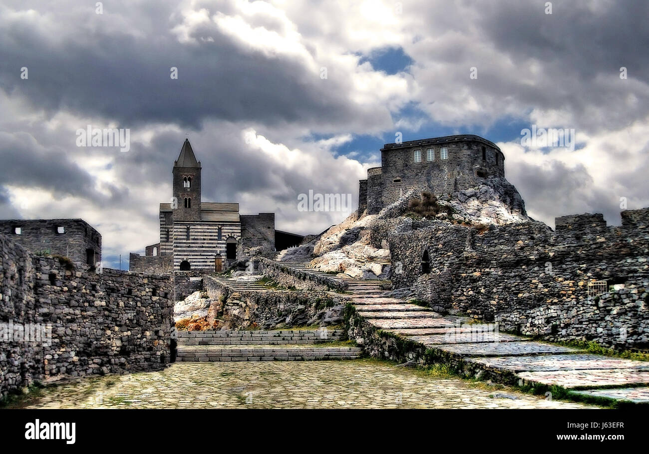 L'héritage culturel mondial de l'église église Italie tourisme parc national en Banque D'Images