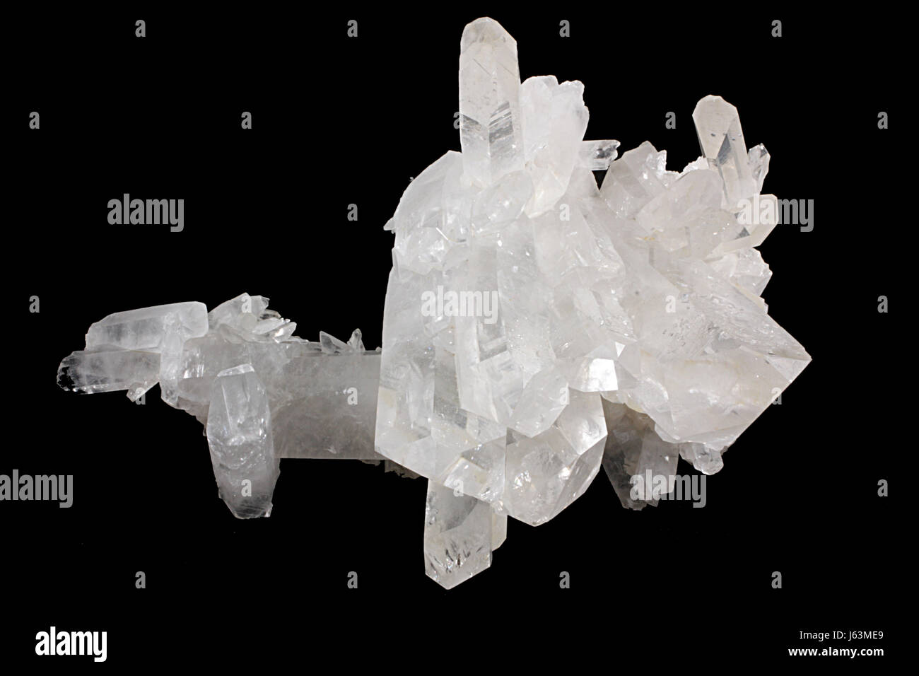 Cristal de roche de race blanche européenne vierge manifeste graphique pictographic Banque D'Images