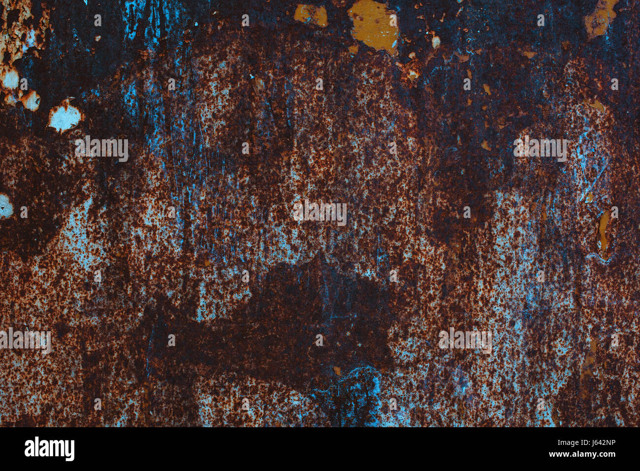 Rusty grunge texture, weathered surface métal corrodé comme arrière-plan Banque D'Images
