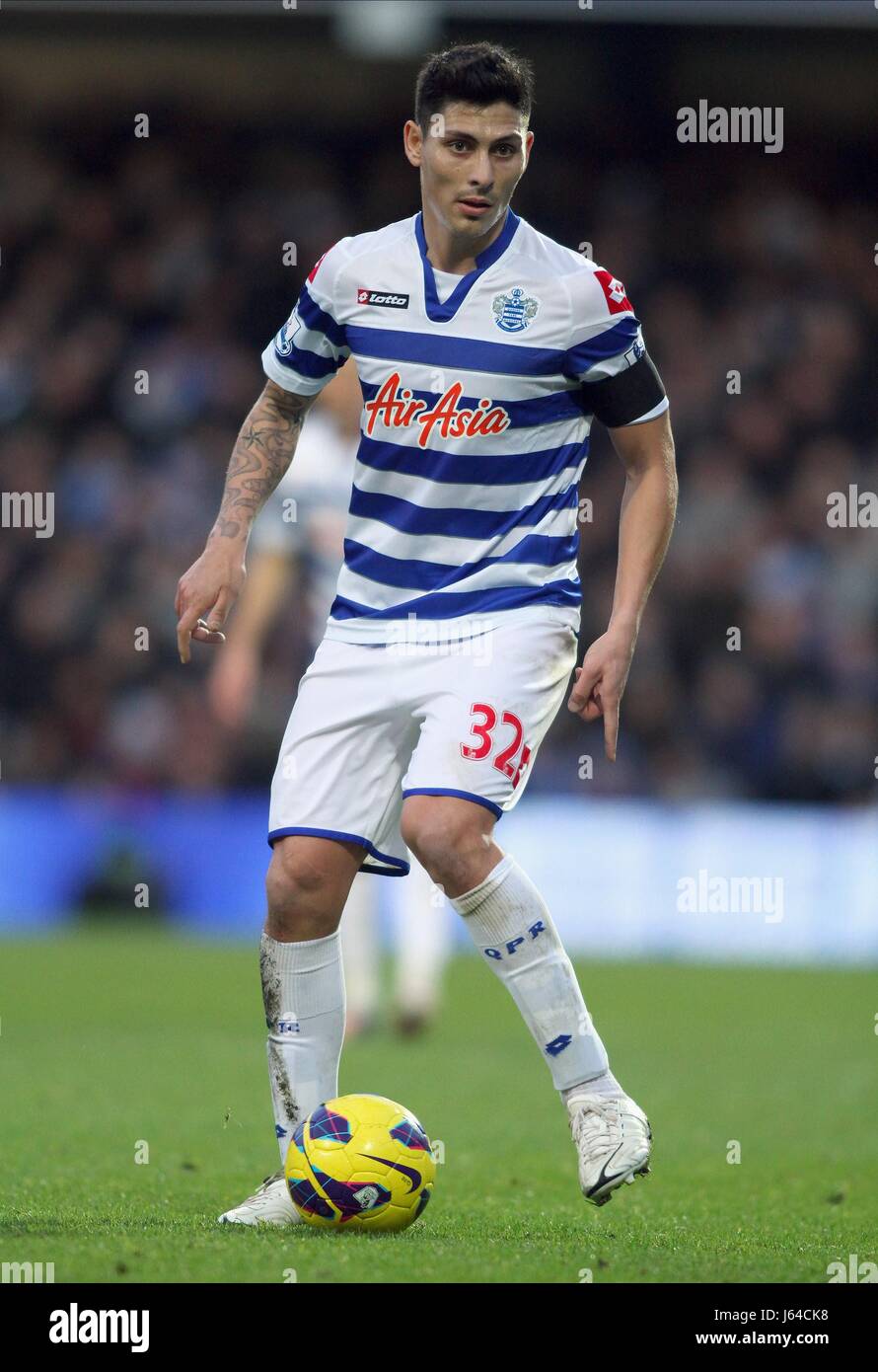 ALEJANDRO FAURLIN QUEENS PARK RANGERS LONDON ENGLAND UK 15 décembre 2012 Banque D'Images