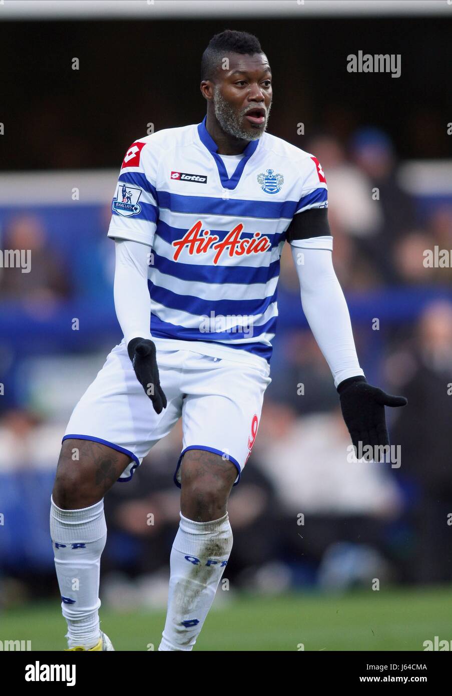 DJIBRIL CISSE QUEENS PARK RANGERS LONDON ENGLAND UK 15 décembre 2012 Banque D'Images