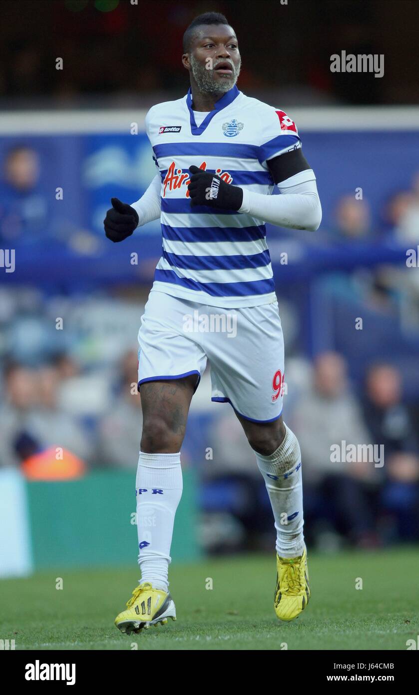 DJIBRIL CISSE QUEENS PARK RANGERS LONDON ENGLAND UK 15 décembre 2012 Banque D'Images