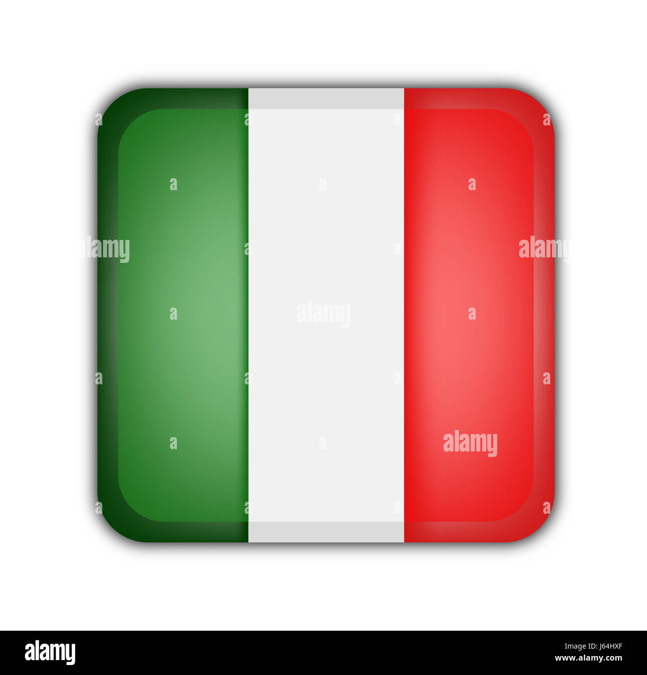 Caucase europe européen vierge Rome roma square bouton drapeau Union européenne italia green Banque D'Images