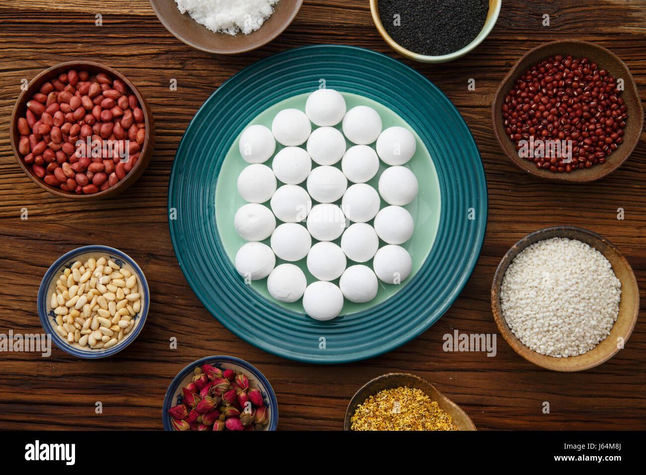 Boules de riz gluant pour Lantern Festival Banque D'Images
