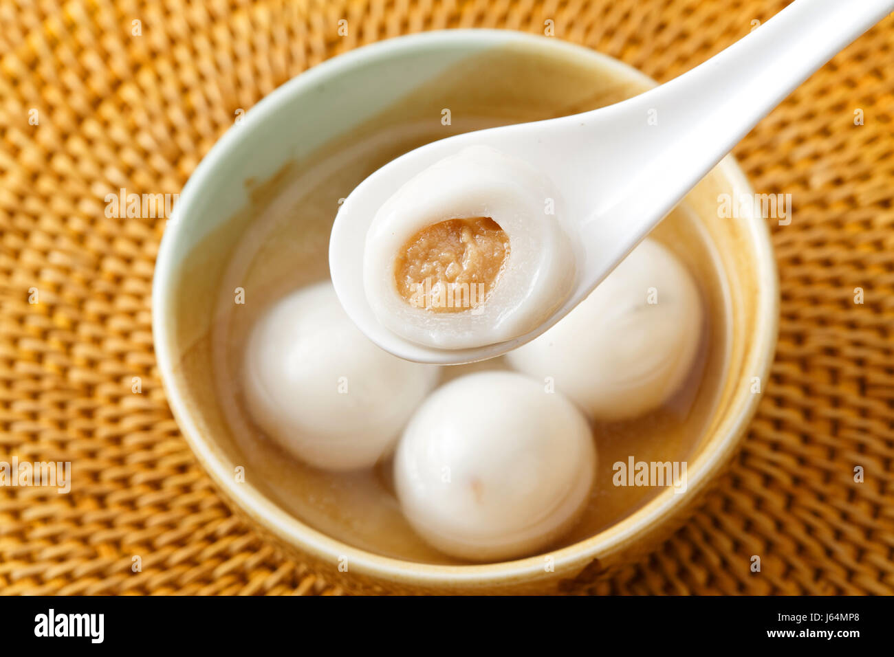Boules de riz gluant pour Lantern Festival Banque D'Images