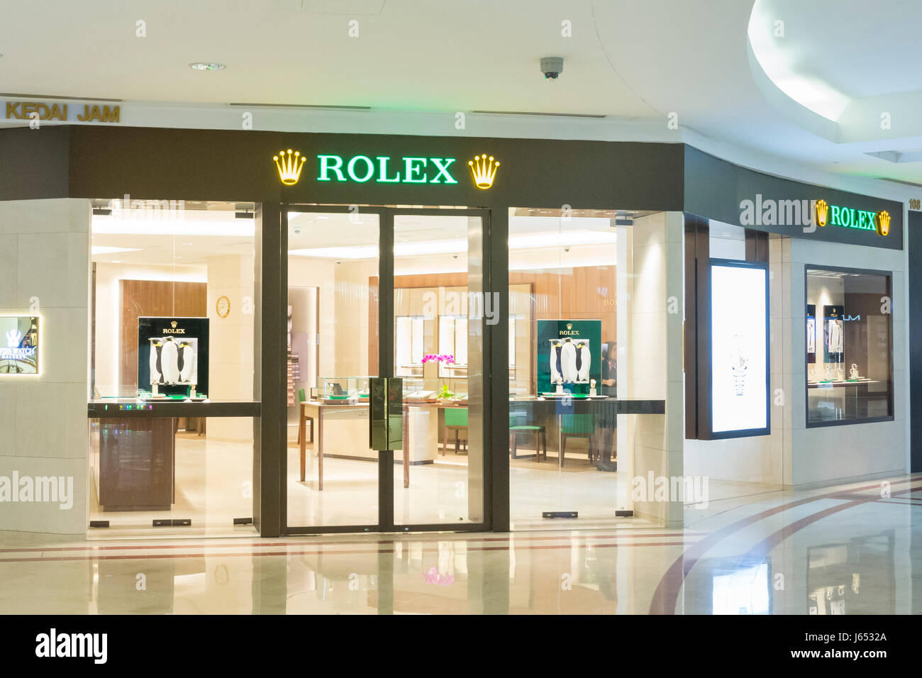 Boutique Rolex, Malaisie Banque D'Images