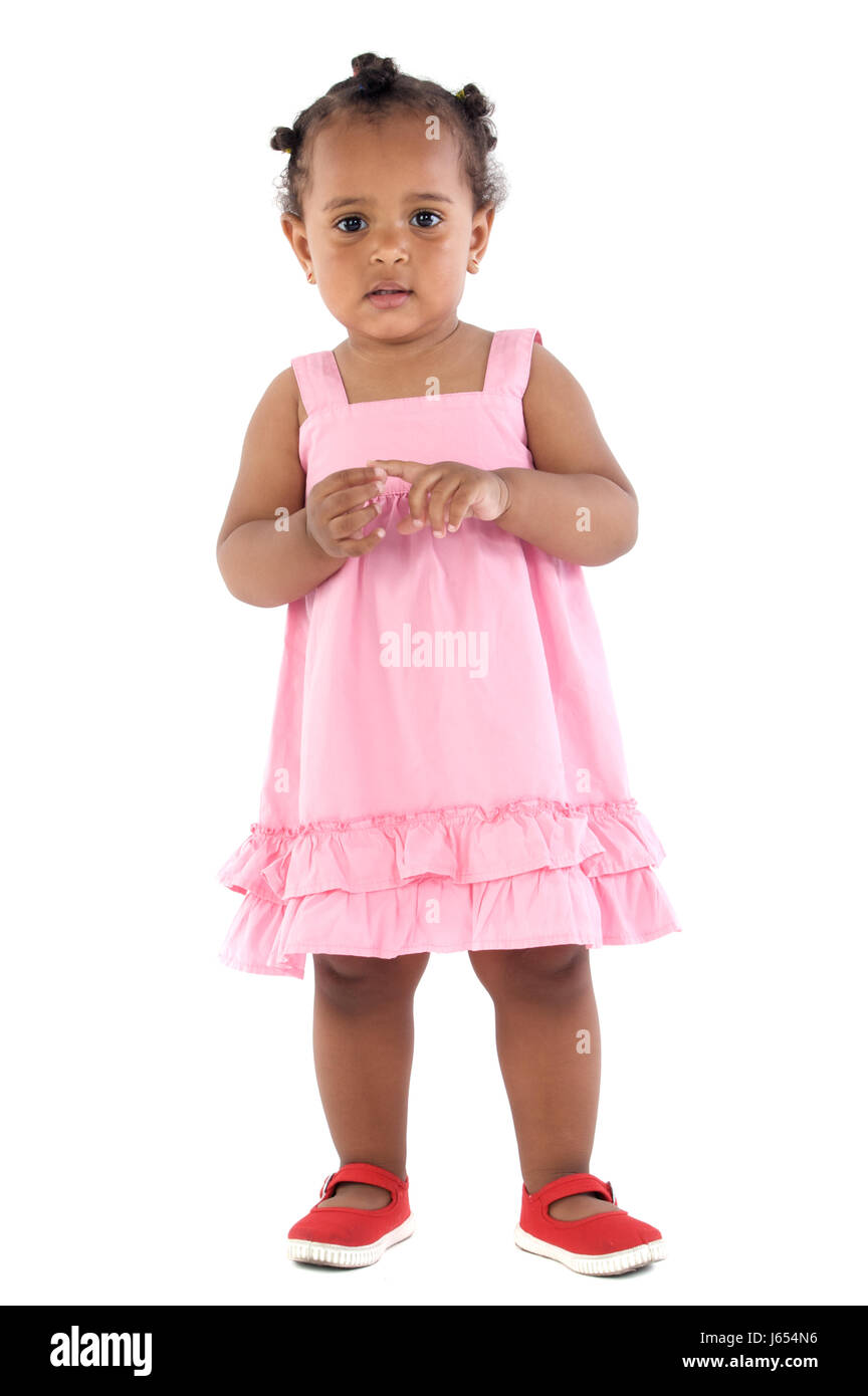 Robe africaine bébé fille filles adorable robe rose fermer les humains les  êtres humains Photo Stock - Alamy