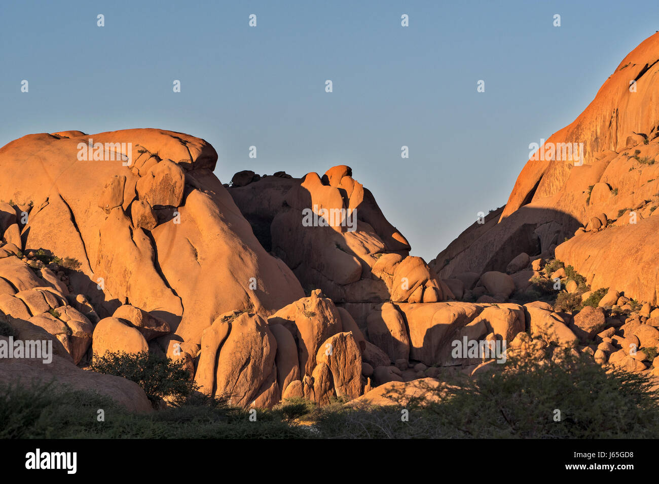 La Namibie, Spitzkoppe Banque D'Images