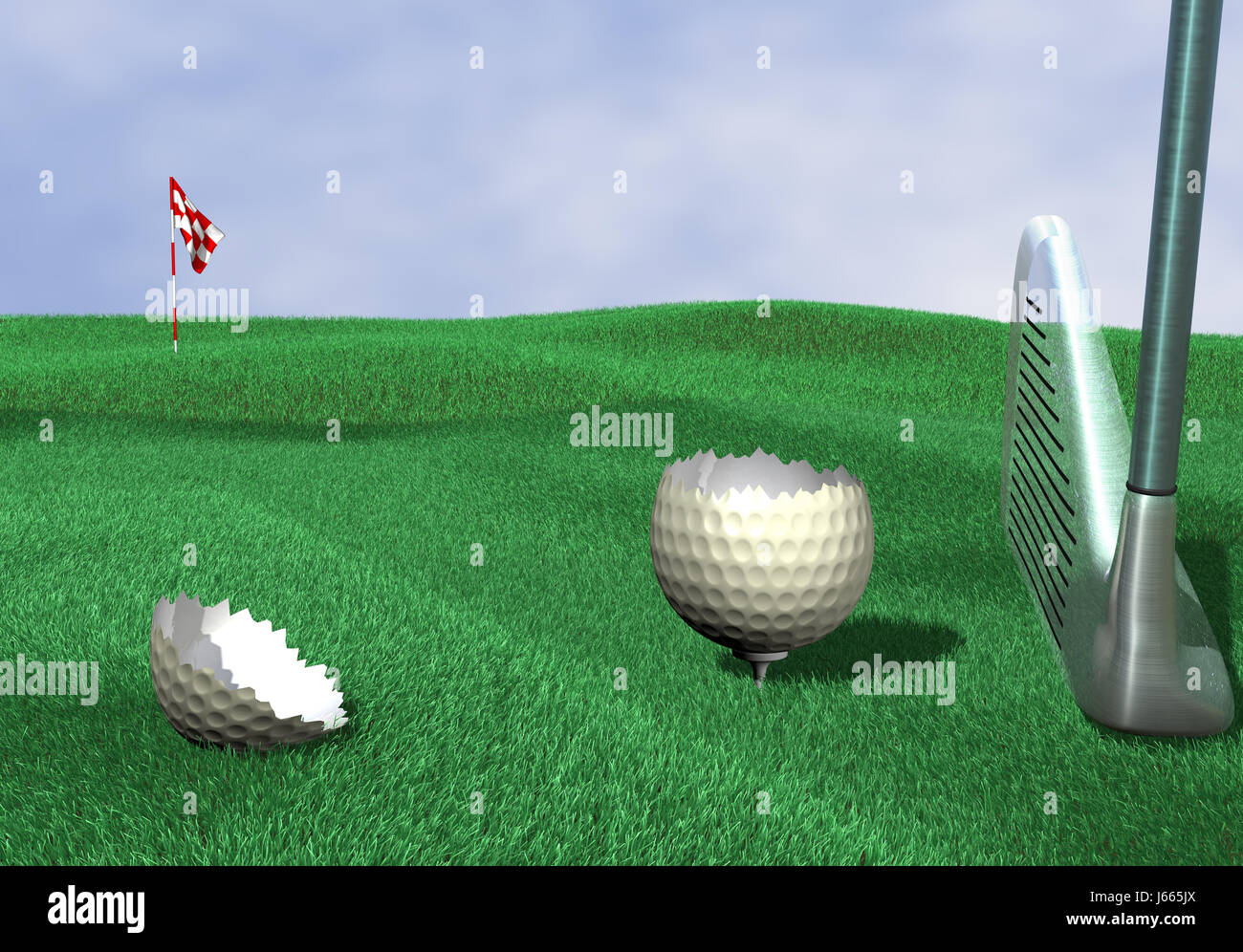 blague de golf Photo Stock - Alamy
