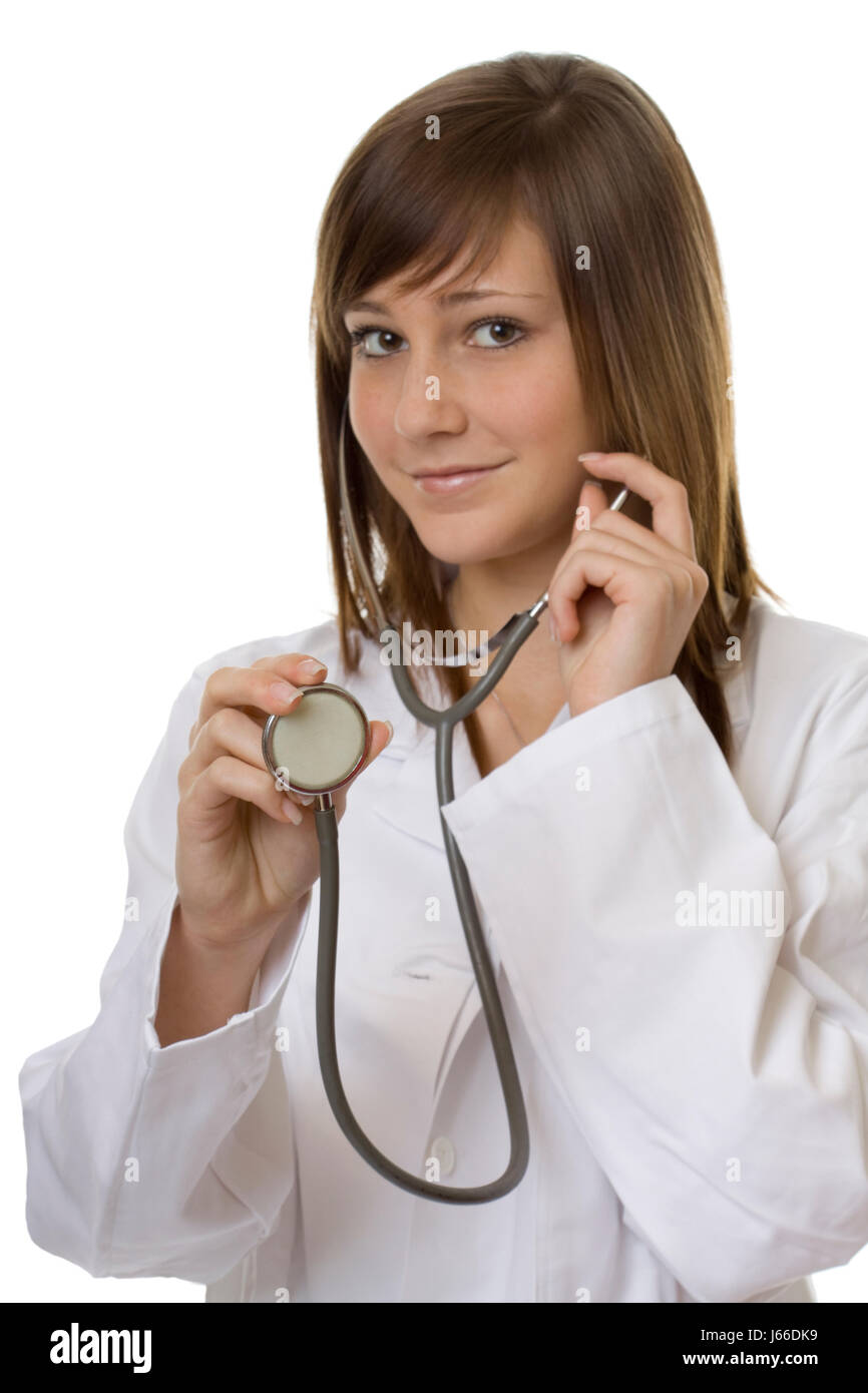 Young doctor with stethoscope Banque D'Images