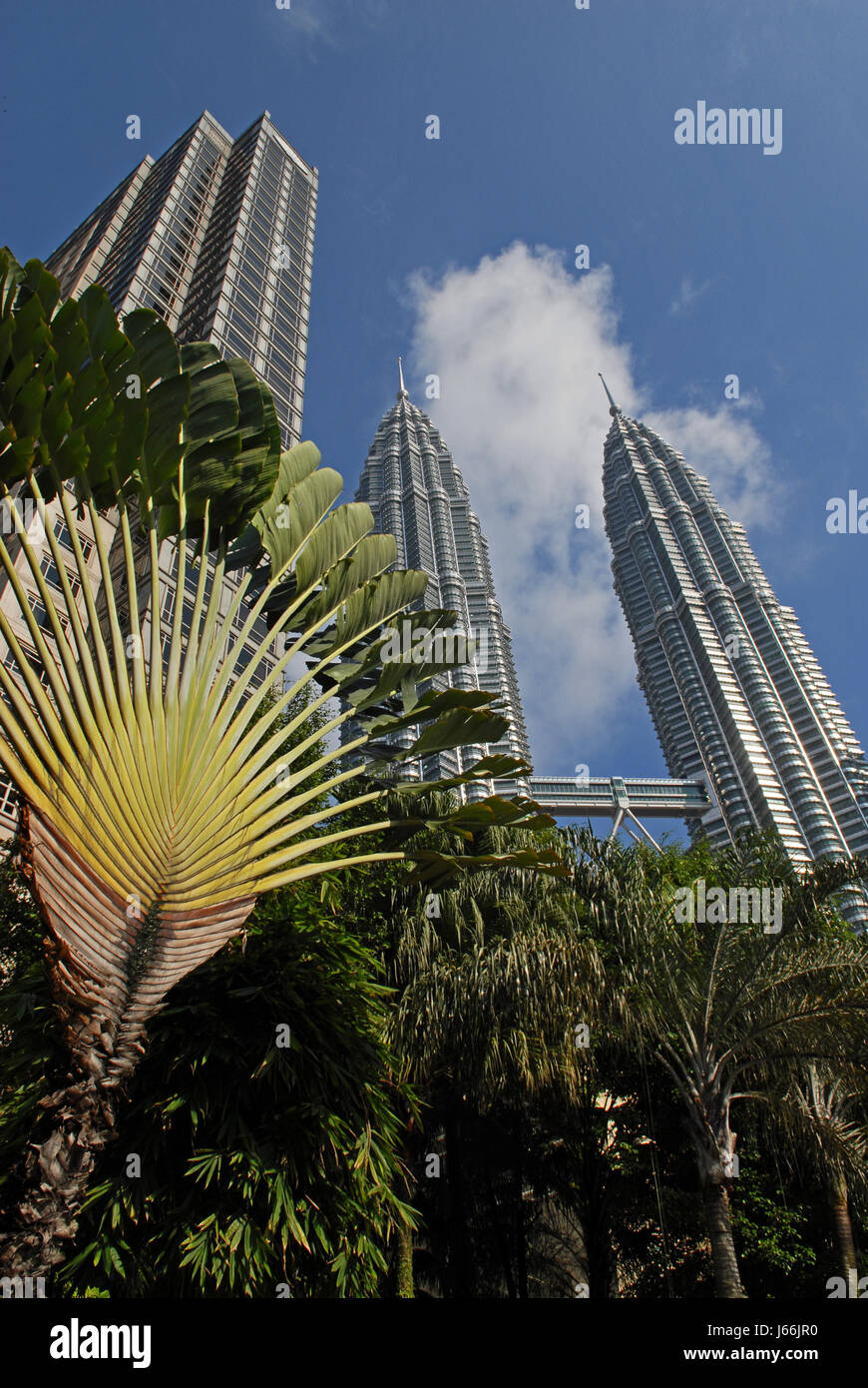 La malaisie de style architectural traditionnel de l'architecture de la construction des gratte-ciel Banque D'Images