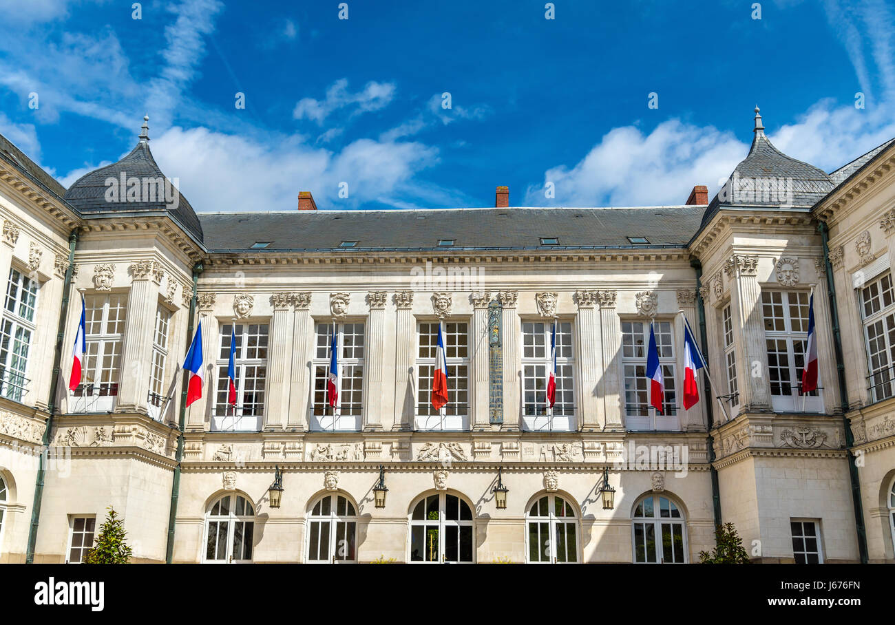 L'hôtel de ville de Nantes, France Banque D'Images