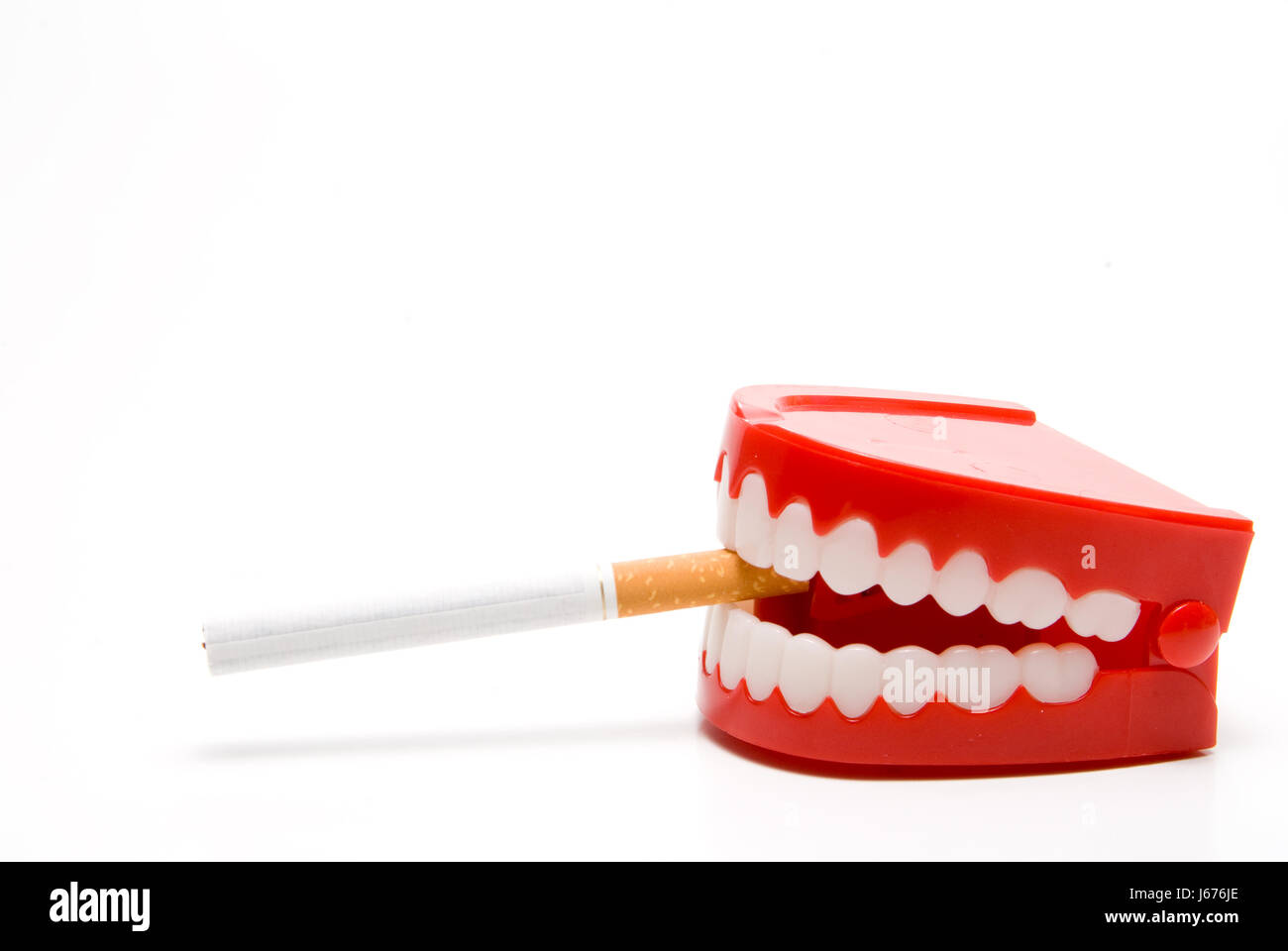 Dents cigarette lust toxicomanie stop arrête la nicotine tendance accro abandon Banque D'Images