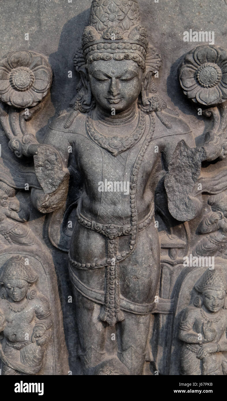Image composite de Surya, à partir de la 10e siècle trouvés dans le basalte, le Bihar maintenant exposés dans le musée indien à Calcutta Banque D'Images