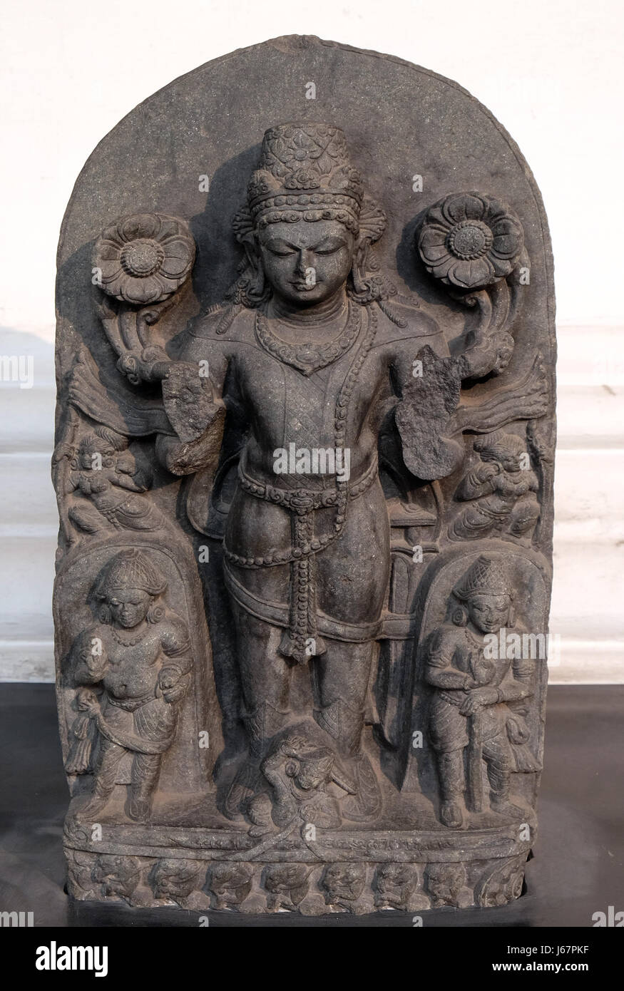 Image composite de Surya, à partir de la 10e siècle trouvés dans le basalte, le Bihar maintenant exposés dans le musée indien à Calcutta Banque D'Images