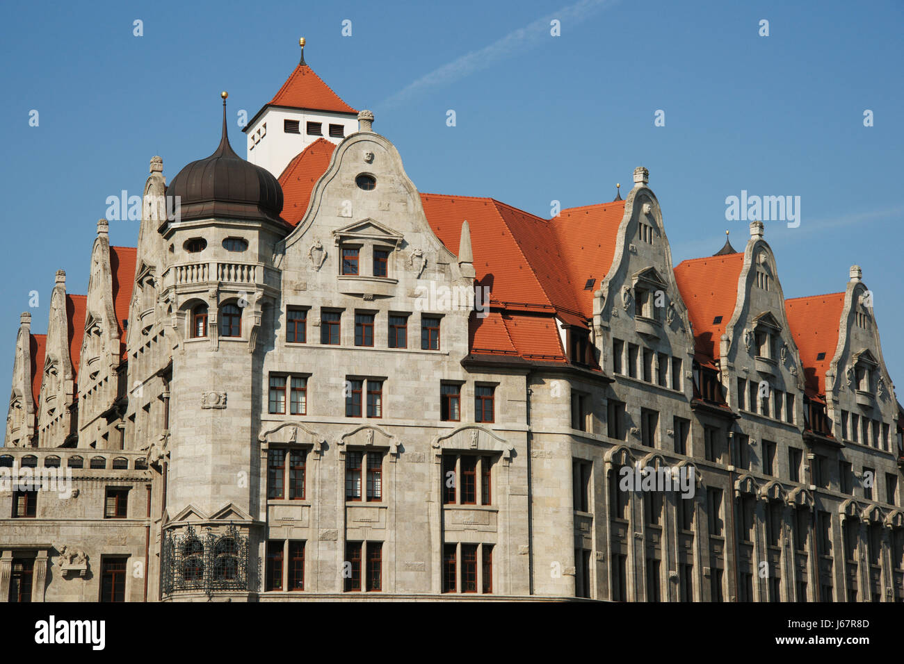 L'hôtel de ville de Leipzig saxe ville commercial d'affaires business deal Banque D'Images