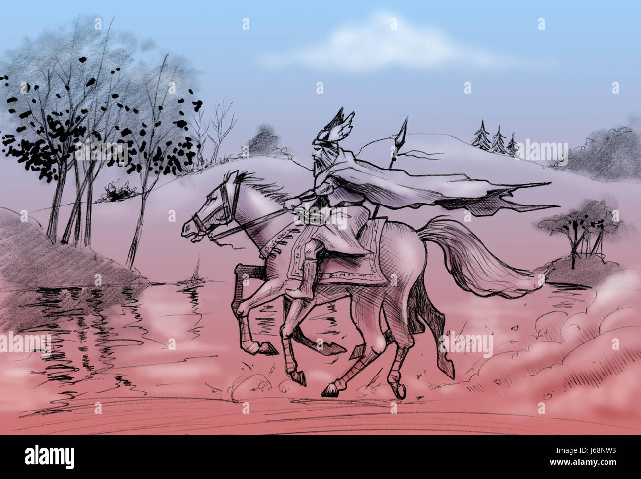 Dieu cheval Banque de photographies et d’images à haute résolution Alamy