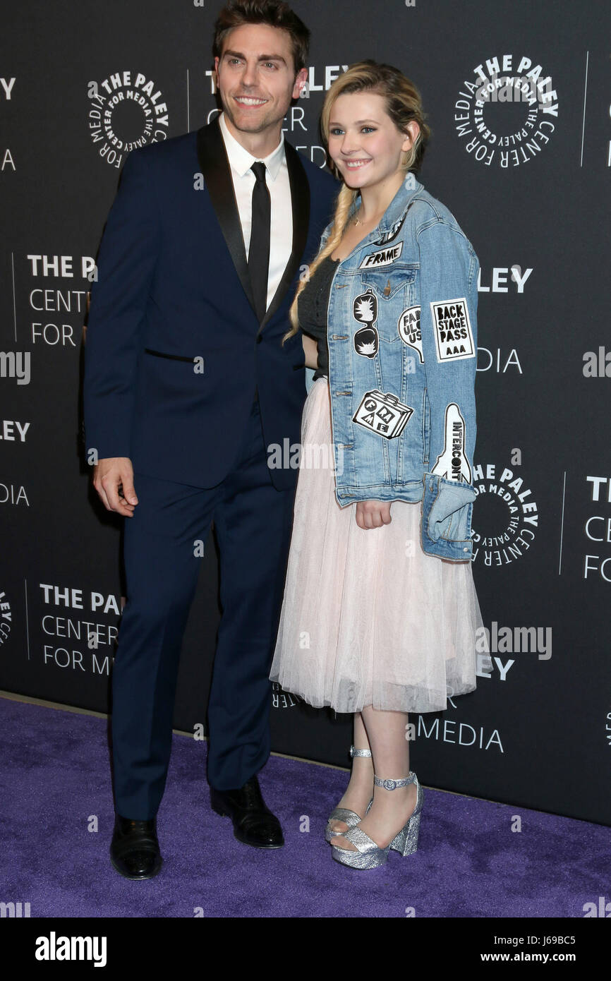 18 mai 2017 - Los Angeles, CA, USA - LOS ANGELES - 18 MAI : Colt Prattes, Abigail Breslin au 2017 PaleyLive LA - ''Dirty Dancing : le nouvel événement musical ABC'' première projection et Conversation au Paley Center for Media le 18 mai 2017 à Beverly Hills, CA (crédit Image : © Kay Blake via Zuma sur le fil) Banque D'Images