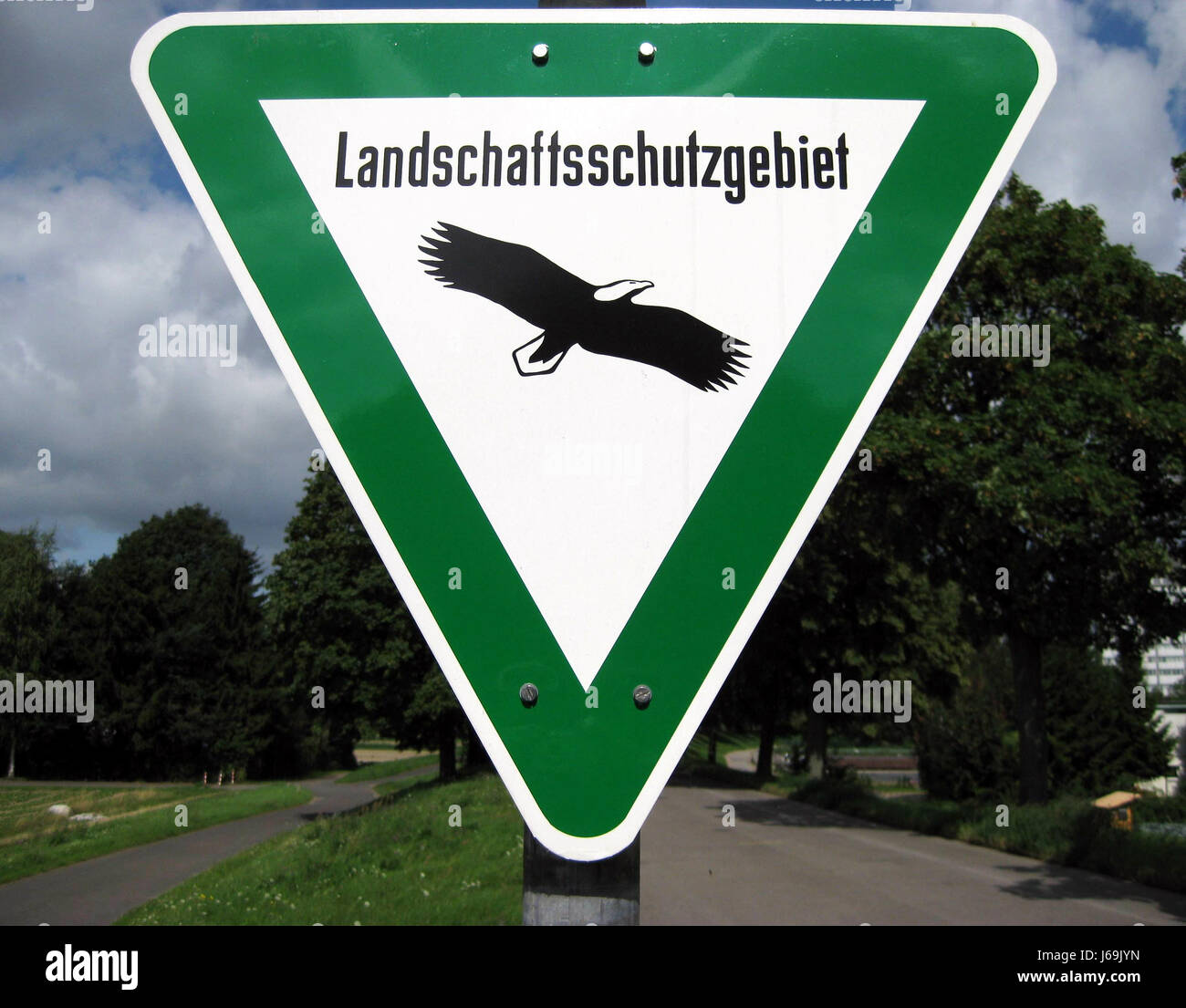 Signal signe la conservation de la nature oiseaux oiseaux photo couleur eagle path chemin Banque D'Images