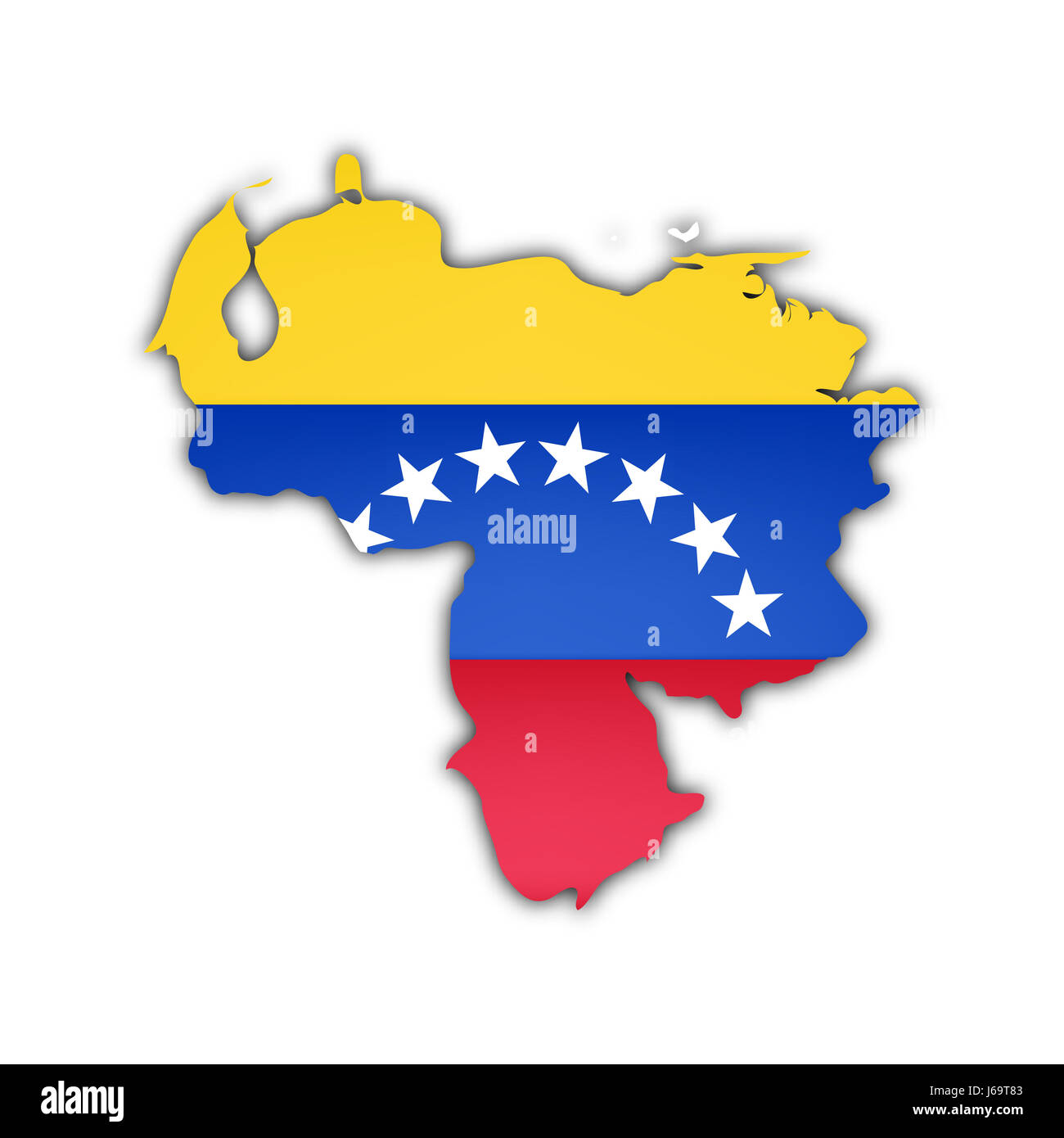 Drapeau Amérique venezuela sud atlas des cartes carte du monde travel noir graphiques Banque D'Images