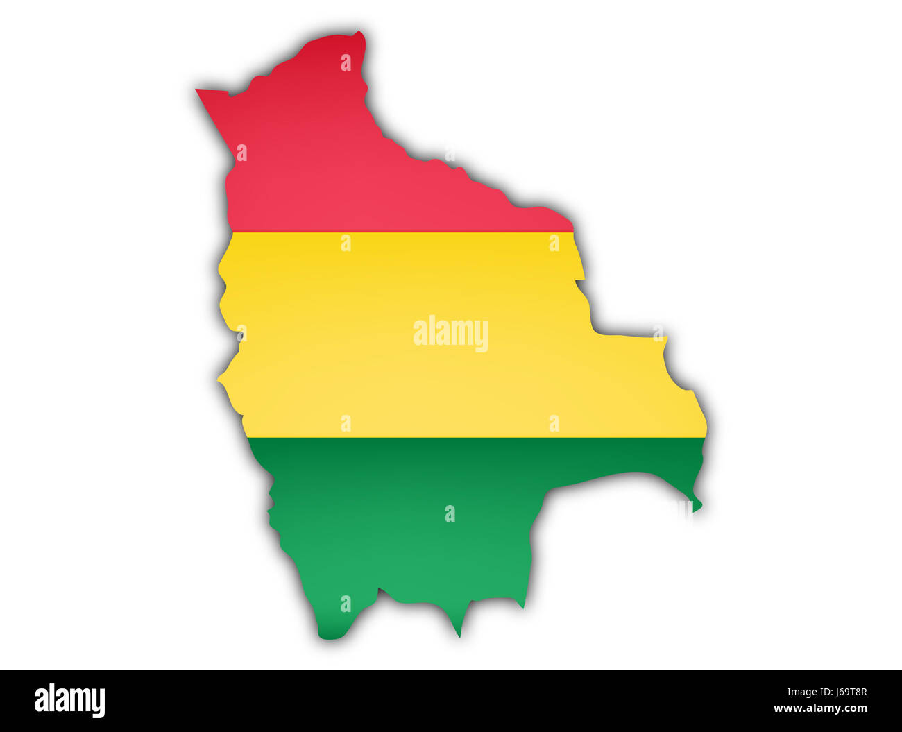 Drapeau Amérique Sud Bolivie atlas des cartes carte du monde travel noir graphiques Banque D'Images