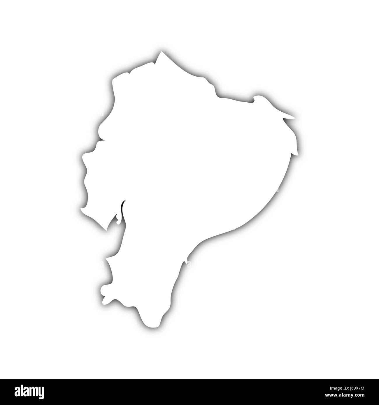 Drapeau Amérique equateur sud atlas des cartes carte du monde travel noir graphiques Banque D'Images