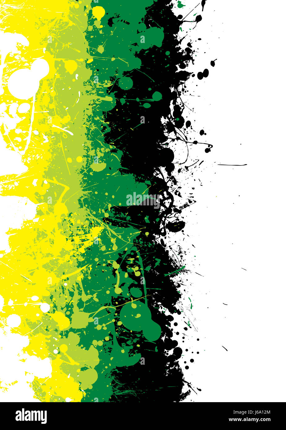 Jetblack basané noir deep black circle abstrait toile artistique numérique Banque D'Images