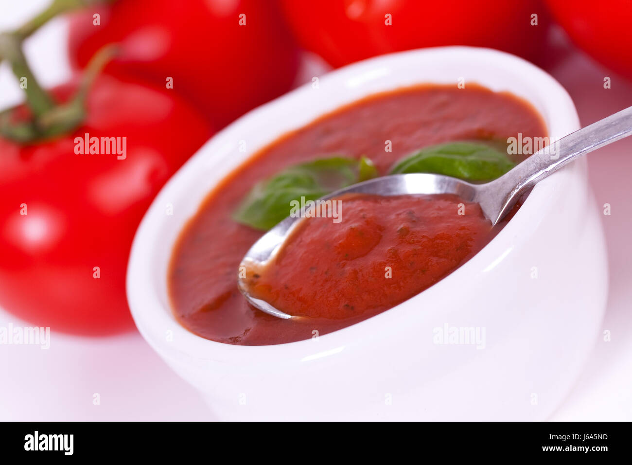 pâte de tomate Banque D'Images